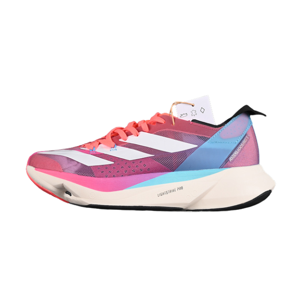Adidas Adizero Adios Pro 3 Signal Pink Cyan Running Shoes – VENI