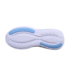 Adidas Alphabounce + White and Light Blue Running Shoes