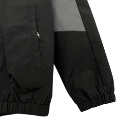 Adidas Black White and Grey Windbreaker Jacket