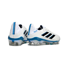 Adidas Copa Pure III Elite White and Blue Firm Ground FG Football Boot