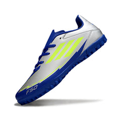 Adidas F50 Club Gray and Dark Blue Turf TF Football Boot
