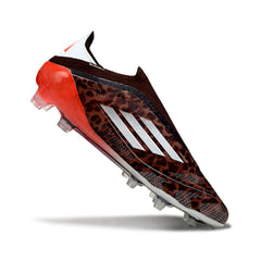 Adidas F50 Elite Laceless Brown and Red Firm Ground FG Football Boot