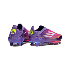 Adidas F50+ Elite Laceless Purple Lamine Yamal Pack Firm Ground FG Football Boot