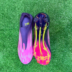 Adidas F50 Elite Laceless Purple Lamine Yamal Pack Firm Ground FG Kids Football Boot Size 37 Eur