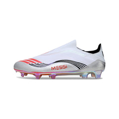 Adidas F50 Elite Laceless White Firm Ground FG Football Boot