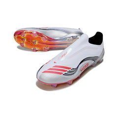 Adidas F50 Elite Laceless White Firm Ground FG Football Boot