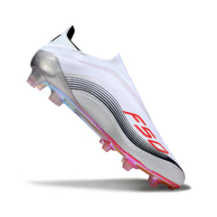 Adidas F50 Elite Laceless White Firm Ground FG Football Boot
