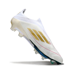 Adidas F50+ Elite Laceless White and Green Mo Salah Pack Firm Ground FG Football Boot