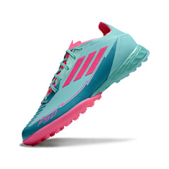 Adidas F50 Elite Turf TF Light Blue and Pink Football Boot
