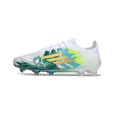 Adidas F50 Elite White and Green Firm Ground FG Football Boot