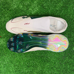 Adidas F50 Elite Laceless White and Green Firm Ground FG Football Boot Size 44 Eur
