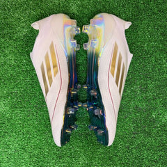 Adidas F50 Elite Laceless White and Green Firm Ground FG Football Boot Size 44 Eur