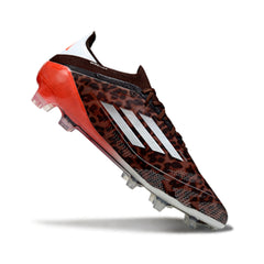 Adidas F50 Primeknit Elite Brown and Red Firm Ground FG Football Boot