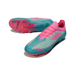 Adidas F50 Primeknit Elite Light Blue and Pink Firm Ground FG Football Boot