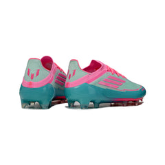 Adidas F50 Primeknit Elite Light Blue and Pink Firm Ground FG Football Boot