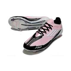 Adidas F50 Primeknit Elite Pink and Black Firm Ground FG Football Boot