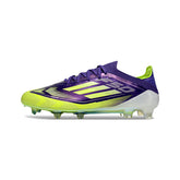 Adidas F50 Primeknit Elite Purple and Green Firm Ground FG Football Boot