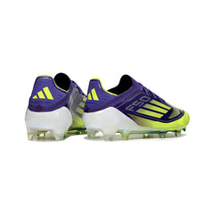 Adidas F50 Primeknit Elite Purple and Green Firm Ground FG Football Boot