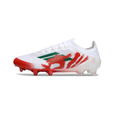 Adidas F50 Primeknit Elite White and Red Firm Ground FG Football Boot