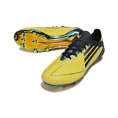 Adidas F50 Primeknit Elite Yellow and Black Firm Ground FG Football Boot