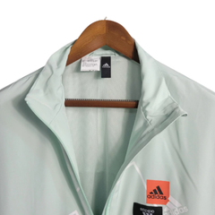 Adidas Light Green Windbreaker Jacket