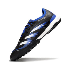 Adidas Predator 25 Elite Black Blue and White Turf TF Football Boot