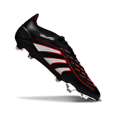 Adidas Predator 25 Elite Black Silver and Red Firm Ground FG Football Boot