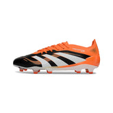 Adidas Predator 25 Elite Black and Orange Firm Ground FG Football Boot