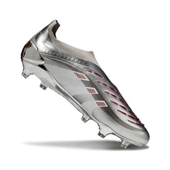 Adidas Predator 25 Elite Laceless Chrome Firm Ground FG Football Boot
