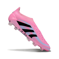 Adidas Predator 25 Elite Laceless Light Pink Firm Ground FG Football Boot