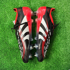 Adidas Predator 25 Elite Moments Pack Black and White Mixed Studs SG Football Boot Size 46 Eur