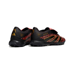 Adidas Predator 25 Elite Tongue Black and Red Turf TF Football Boot