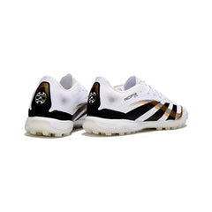 Adidas Predator 25 Elite White Black and Gold Turf TF Football Boot
