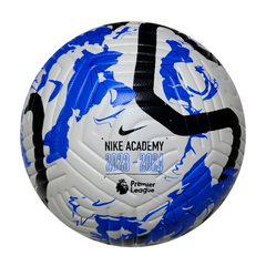 Nike Flight Premier League 23 24 White and Blue Football Ball