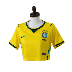 Brazil Nike 2026 Home Women's Baby Tee Version Football T-Shirt