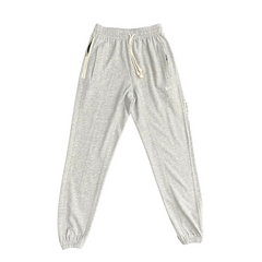 Nike Grey and White Track Pants