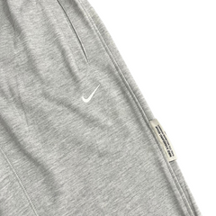 Nike Grey and White Track Pants