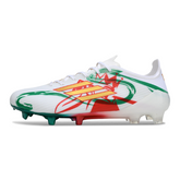 Adidas F50 Elite White Red and Green Firm Ground FG Football Boot