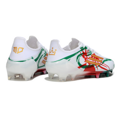 Adidas F50 Elite White Red and Green Firm Ground FG Football Boot