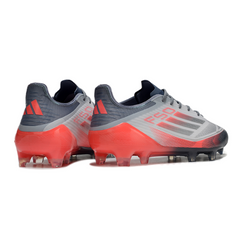 Adidas F50 Elite White Grey and Orange Firm Ground FG Football Boot