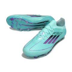 Adidas F50 Primeknit Elite Light Blue Firm Ground FG Football Boot
