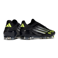 Adidas F50 Primeknit Elite Black White and Green Firm Ground FG Football Boot