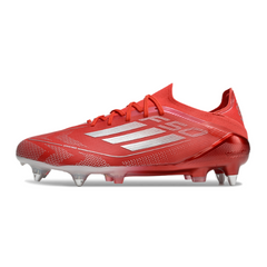 Adidas F50 Primeknit Elite Soccer.Com Pack Black and Red Mixed Studs SG Football Boot
