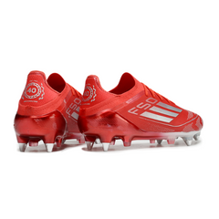Adidas F50 Primeknit Elite Soccer.Com Pack Black and Red Mixed Studs SG Football Boot