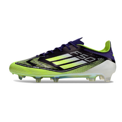 Adidas F50 Elite Purple and Green Firm Ground FG Football Boot