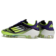 Adidas F50 Elite Purple and Green Firm Ground FG Football Boot