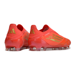 Adidas F50 Elite Laceless Red and Yellow Firm Ground FG Football Boot