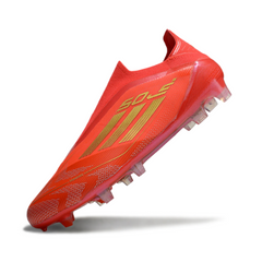 Adidas F50 Elite Laceless Red and Yellow Firm Ground FG Football Boot