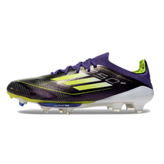 Adidas F50+ Elite Black and Yellow Firm Ground FG Football Boot