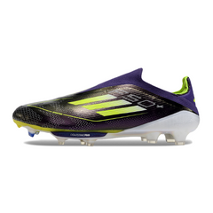 Adidas F50+ Elite Laceless Black and Red Firm Ground FG Football Boot